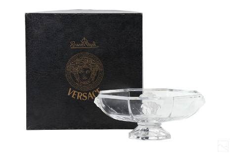 versace medusa crystal bowl|Versace Stemware Collection .